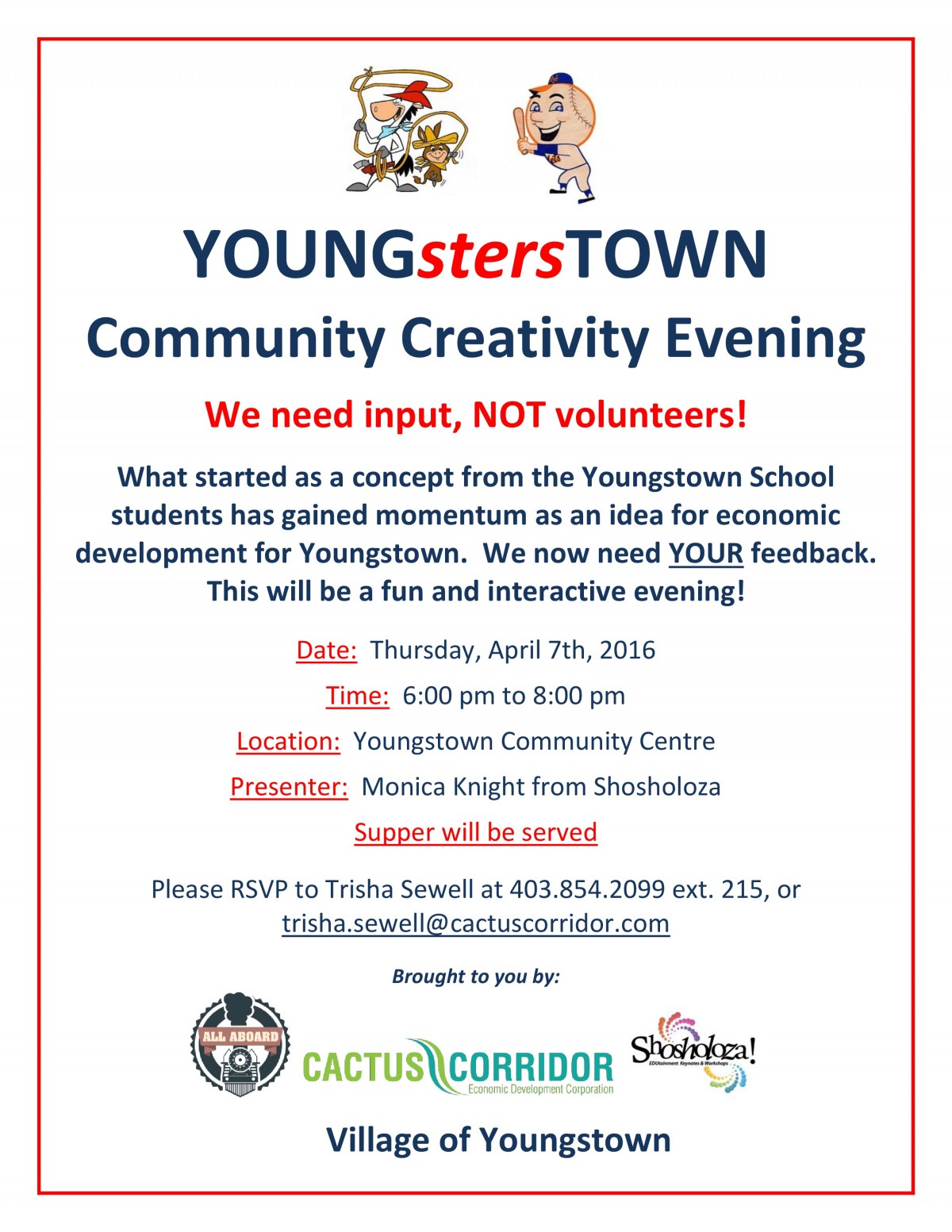 YOUNGstersTOWN Community Creativity Evening